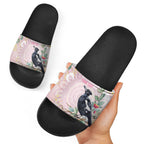 Magpie NAIDOC Week 2026 Personalised Slide Sandals 50 Years Deadly Eucalyptus Blossoms Aboriginal Art
