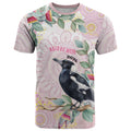 Magpie NAIDOC Week 2026 Personalised T Shirt 50 Years Deadly Eucalyptus Blossoms Aboriginal Art