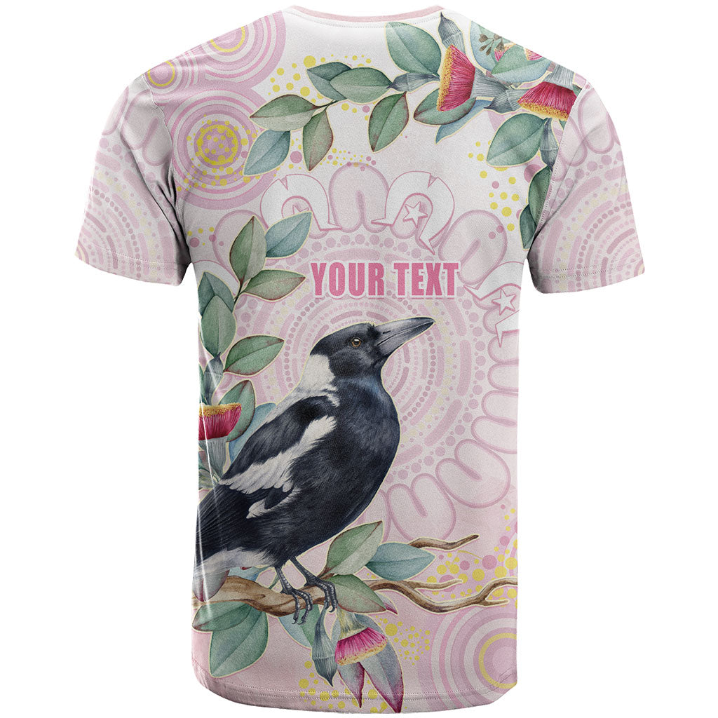 Magpie NAIDOC Week 2026 Personalised T Shirt 50 Years Deadly Eucalyptus Blossoms Aboriginal Art