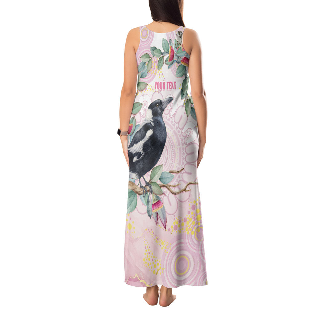 Magpie NAIDOC Week 2026 Personalised Tank Maxi Dress 50 Years Deadly Eucalyptus Blossoms Aboriginal Art