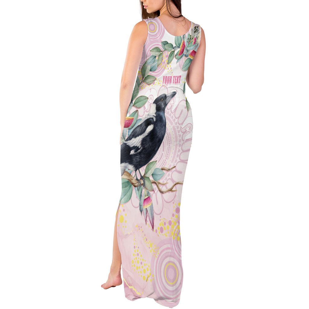 Magpie NAIDOC Week 2026 Personalised Tank Maxi Dress 50 Years Deadly Eucalyptus Blossoms Aboriginal Art