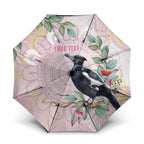 Magpie NAIDOC Week 2026 Personalised Umbrella 50 Years Deadly Eucalyptus Blossoms Aboriginal Art