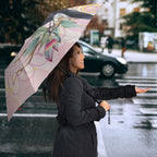 Magpie NAIDOC Week 2026 Personalised Umbrella 50 Years Deadly Eucalyptus Blossoms Aboriginal Art