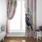 Magpie NAIDOC Week 2026 Personalised Window Curtain 50 Years Deadly Eucalyptus Blossoms Aboriginal Art