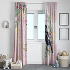 Magpie NAIDOC Week 2026 Personalised Window Curtain 50 Years Deadly Eucalyptus Blossoms Aboriginal Art