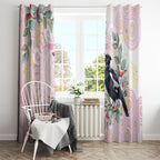 Magpie NAIDOC Week 2026 Personalised Window Curtain 50 Years Deadly Eucalyptus Blossoms Aboriginal Art