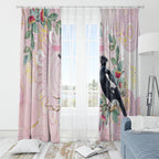 Magpie NAIDOC Week 2026 Personalised Window Curtain 50 Years Deadly Eucalyptus Blossoms Aboriginal Art