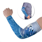 Personalised Australia Prostate Cancer Awareness Arm Sleeves Aussie Blue Ribbon Sydney Opera House