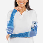 Personalised Australia Prostate Cancer Awareness Arm Sleeves Aussie Blue Ribbon Sydney Opera House
