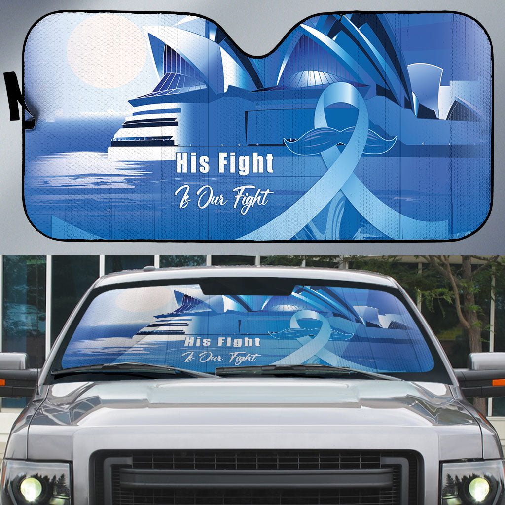 Australia Prostate Cancer Awareness Auto Sun Shade Aussie Blue Ribbon Sydney Opera House