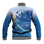 Personalised Australia Prostate Cancer Awareness Baseball Jacket Aussie Blue Ribbon Sydney Opera House