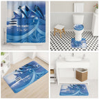Australia Prostate Cancer Awareness Bathroom Set Aussie Blue Ribbon Sydney Opera House