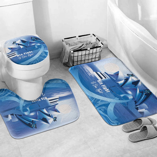 Australia Prostate Cancer Awareness Bathroom Set Aussie Blue Ribbon Sydney Opera House
