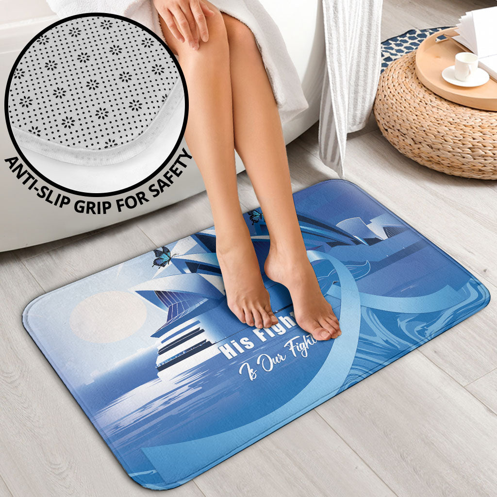 Australia Prostate Cancer Awareness Bathroom Set Aussie Blue Ribbon Sydney Opera House