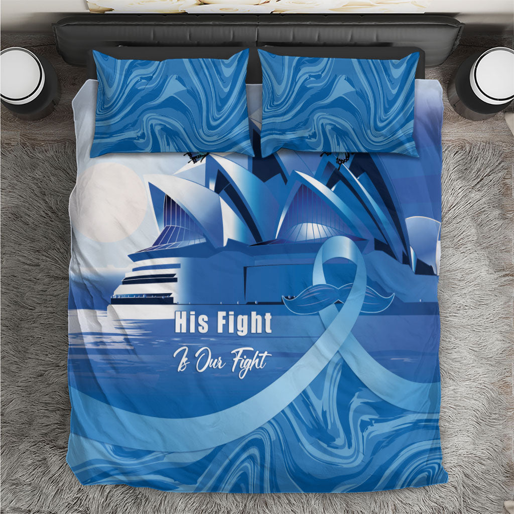 Australia Prostate Cancer Awareness Bedding Set Aussie Blue Ribbon Sydney Opera House