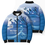 Personalised Australia Prostate Cancer Awareness Bomber Puffer Jacket Aussie Blue Ribbon Sydney Opera House