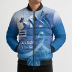 Personalised Australia Prostate Cancer Awareness Bomber Puffer Jacket Aussie Blue Ribbon Sydney Opera House