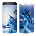 Australia Prostate Cancer Awareness 4 in 1 Can Cooler Tumbler Aussie Blue Ribbon Sydney Opera House