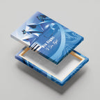 Australia Prostate Cancer Awareness Canvas Wall Art Aussie Blue Ribbon Sydney Opera House