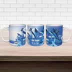 Australia Prostate Cancer Awareness Ceramic Mug Aussie Blue Ribbon Sydney Opera House
