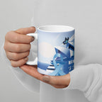 Australia Prostate Cancer Awareness Ceramic Mug Aussie Blue Ribbon Sydney Opera House