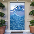 Personalised Australia Prostate Cancer Awareness Door Cover Aussie Blue Ribbon Sydney Opera House
