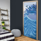 Personalised Australia Prostate Cancer Awareness Door Cover Aussie Blue Ribbon Sydney Opera House