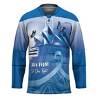 Personalised Australia Prostate Cancer Awareness Hockey Jersey Aussie Blue Ribbon Sydney Opera House