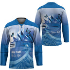 Personalised Australia Prostate Cancer Awareness Hockey Jersey Aussie Blue Ribbon Sydney Opera House