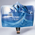 Australia Prostate Cancer Awareness Hooded Blanket Aussie Blue Ribbon Sydney Opera House