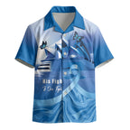 Personalised Australia Prostate Cancer Awareness Kid Hawaiian Shirt Aussie Blue Ribbon Sydney Opera House