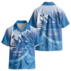 Personalised Australia Prostate Cancer Awareness Kid Hawaiian Shirt Aussie Blue Ribbon Sydney Opera House