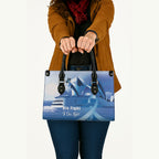 Australia Prostate Cancer Awareness Leather Bag Aussie Blue Ribbon Sydney Opera House