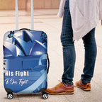 Australia Prostate Cancer Awareness Luggage Cover Aussie Blue Ribbon Sydney Opera House