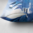 Australia Prostate Cancer Awareness Pillow Cover Aussie Blue Ribbon Sydney Opera House