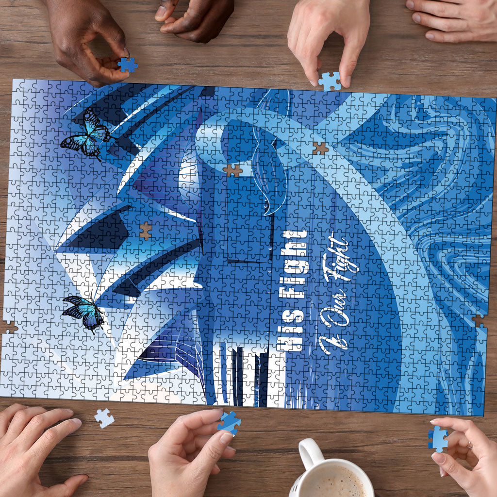 Australia Prostate Cancer Awareness Puzzle Aussie Blue Ribbon Sydney Opera House