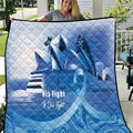 Australia Prostate Cancer Awareness Quilt Aussie Blue Ribbon Sydney Opera House