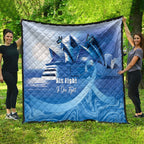 Australia Prostate Cancer Awareness Quilt Aussie Blue Ribbon Sydney Opera House