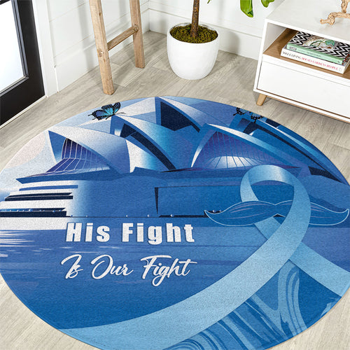 Australia Prostate Cancer Awareness Round Carpet Aussie Blue Ribbon Sydney Opera House