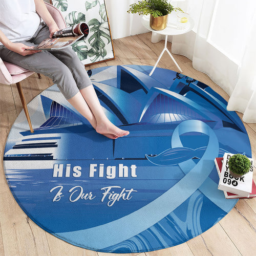 Australia Prostate Cancer Awareness Round Carpet Aussie Blue Ribbon Sydney Opera House