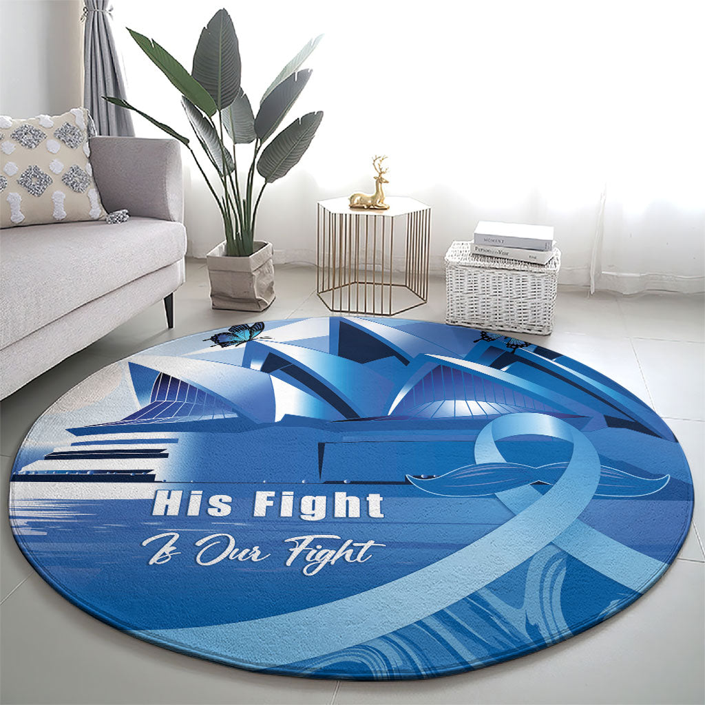 Australia Prostate Cancer Awareness Round Carpet Aussie Blue Ribbon Sydney Opera House
