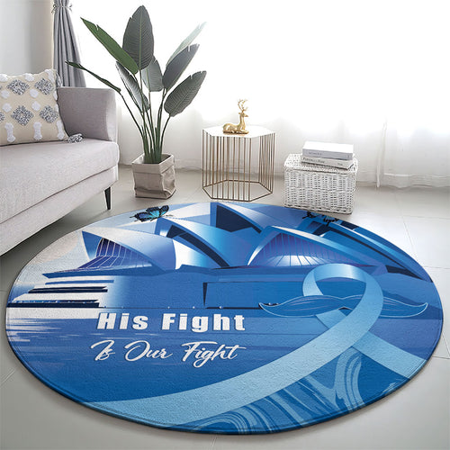 Australia Prostate Cancer Awareness Round Carpet Aussie Blue Ribbon Sydney Opera House