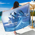 Australia Prostate Cancer Awareness Sarong Aussie Blue Ribbon Sydney Opera House