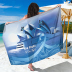 Australia Prostate Cancer Awareness Sarong Aussie Blue Ribbon Sydney Opera House