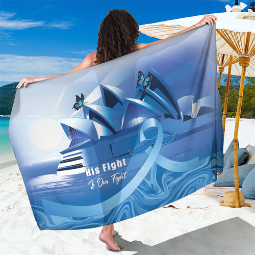 Australia Prostate Cancer Awareness Sarong Aussie Blue Ribbon Sydney Opera House