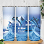 Australia Prostate Cancer Awareness Skinny Tumbler Aussie Blue Ribbon Sydney Opera House