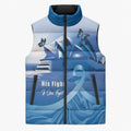 Personalised Australia Prostate Cancer Awareness Sleeveless Puffer Jacket Aussie Blue Ribbon Sydney Opera House