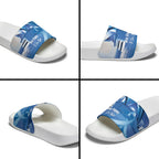 Australia Prostate Cancer Awareness Slide Sandals Aussie Blue Ribbon Sydney Opera House