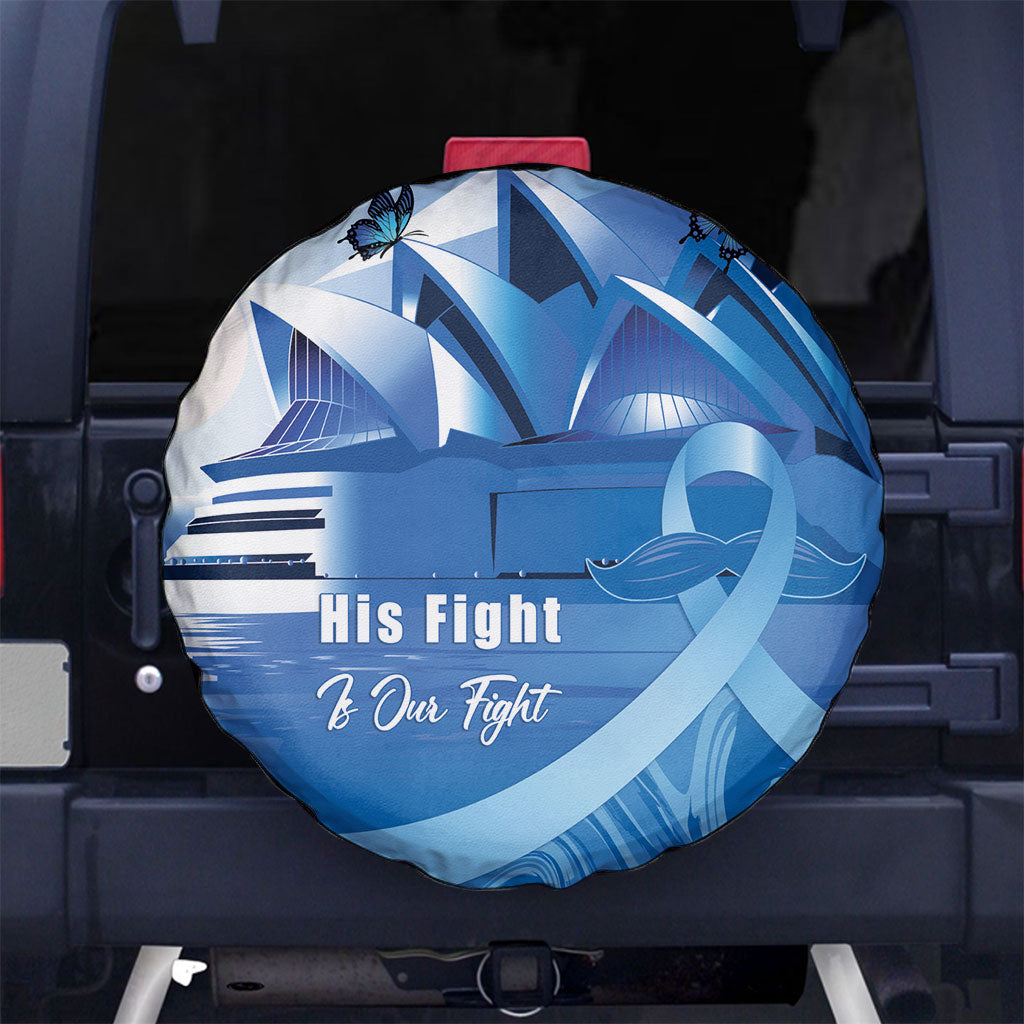 Australia Prostate Cancer Awareness Spare Tire Cover Aussie Blue Ribbon Sydney Opera House