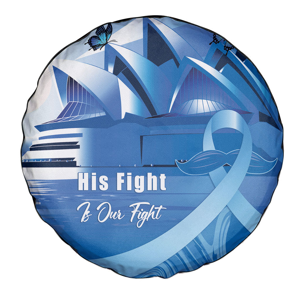 Australia Prostate Cancer Awareness Spare Tire Cover Aussie Blue Ribbon Sydney Opera House